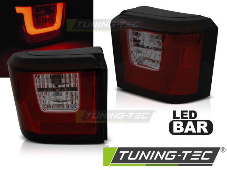 LED Lightbar Design Rückleuchten für VW T4 90-03 rot/rauch